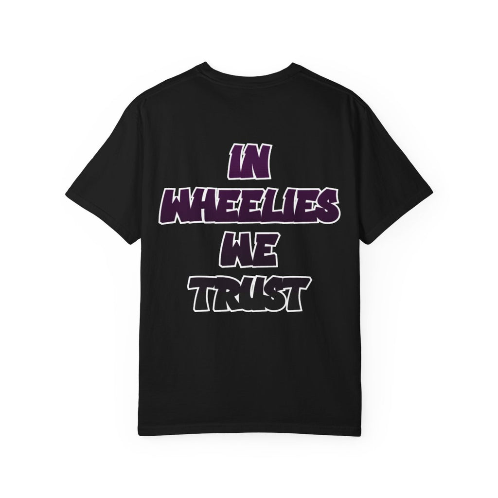 CoreMoto “In Wheelies We Trust” Men’s Black T-Shirt