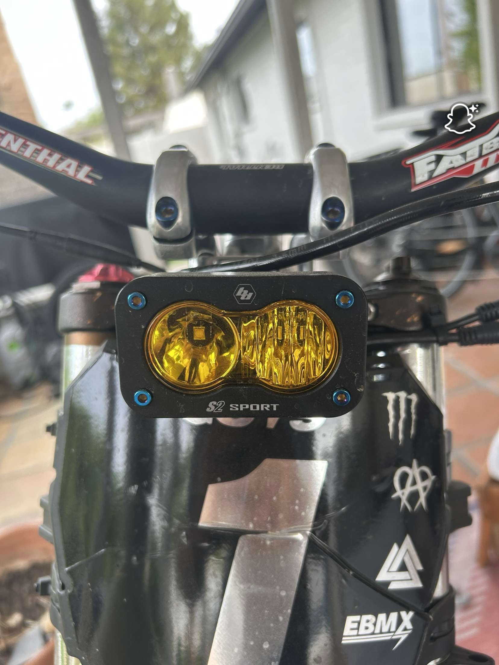 Titanium Burnt Blue Baja Bolts