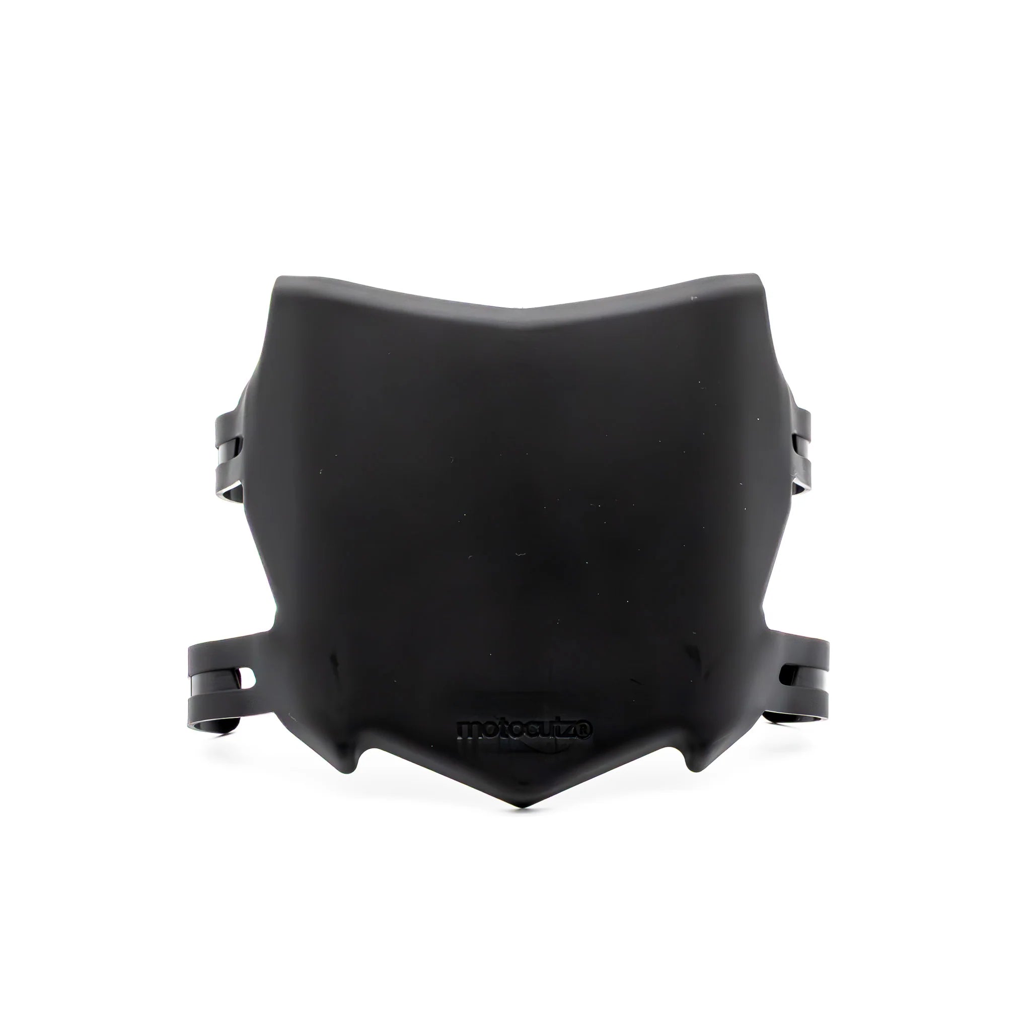 Black Motocutz Front Plate For E-bikes and Emotos